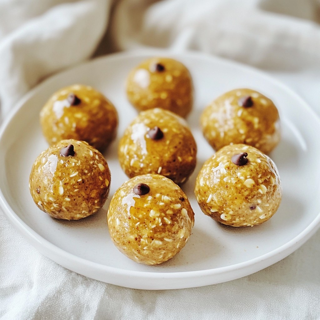 Kürbisgewürz-Energie-Bällchen für gesunde Snacks