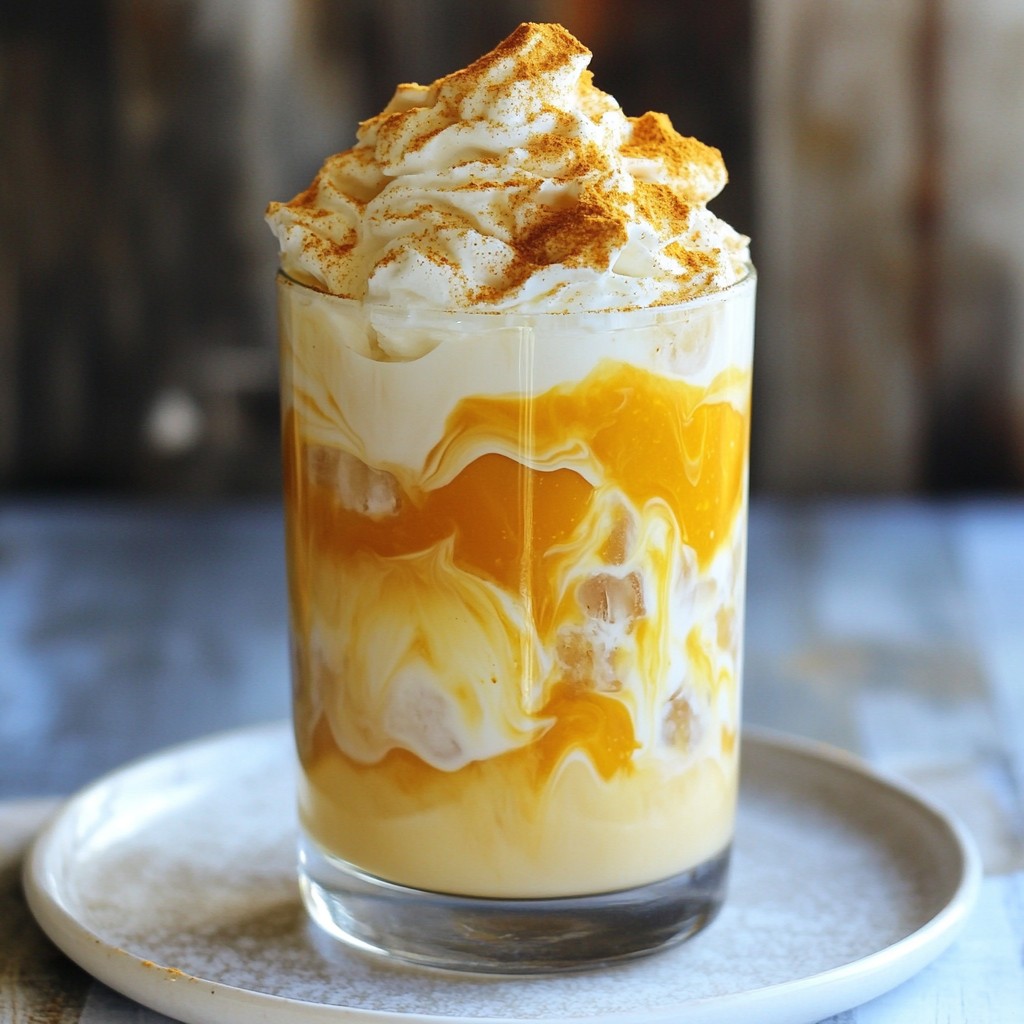 Kürbisgewürz-Creme-Kaltbrühkaffee Copycat Rezept