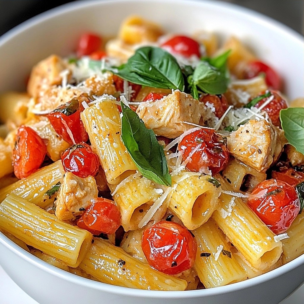Creamy Instant Pot Balsamic Chicken Rigatoni Genuss
