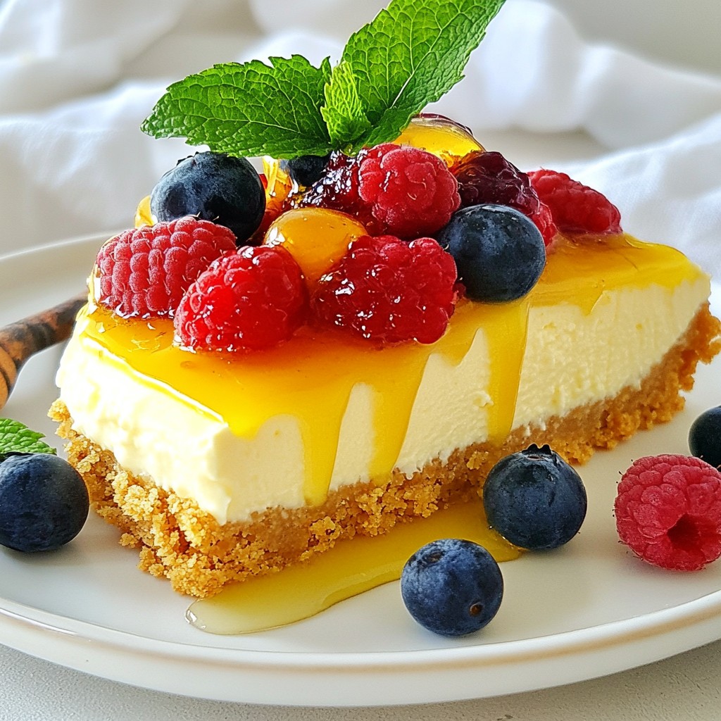 Creamy Greek Yogurt Cheesecake Lecker und Einfach