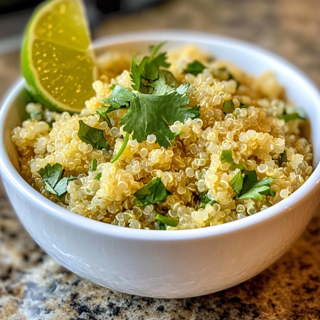 Flavorful Instant Pot Cilantro Lime Quinoa Rezept
