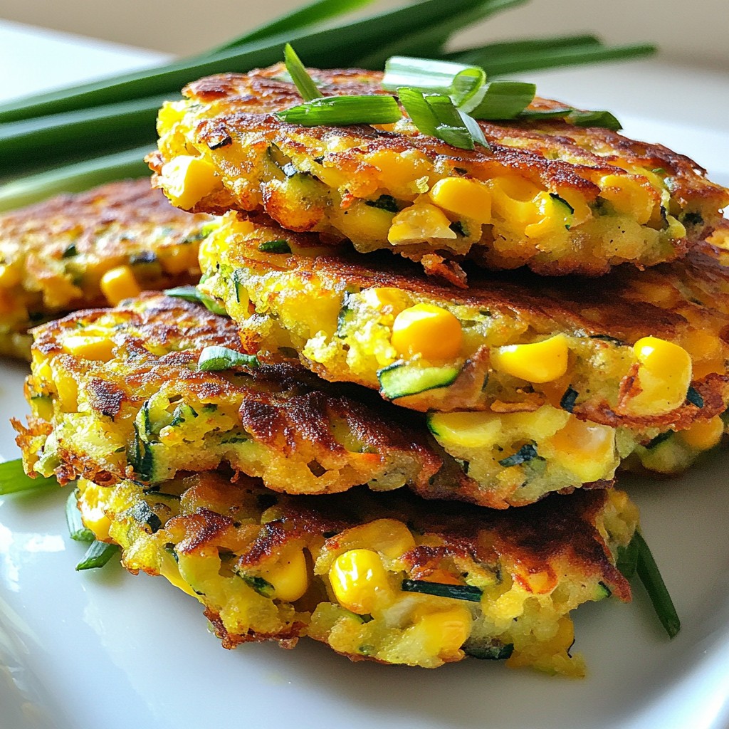 Zucchini Corn Fritters Knusprige und Schmackhafte Bissen