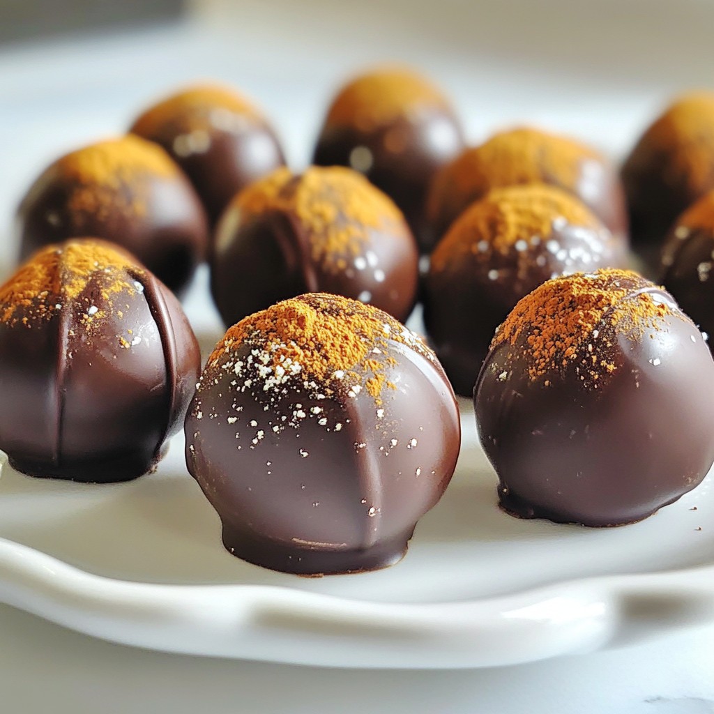 Leckere Chocolate Pumpkin Spice Truffles Rezept Ideen