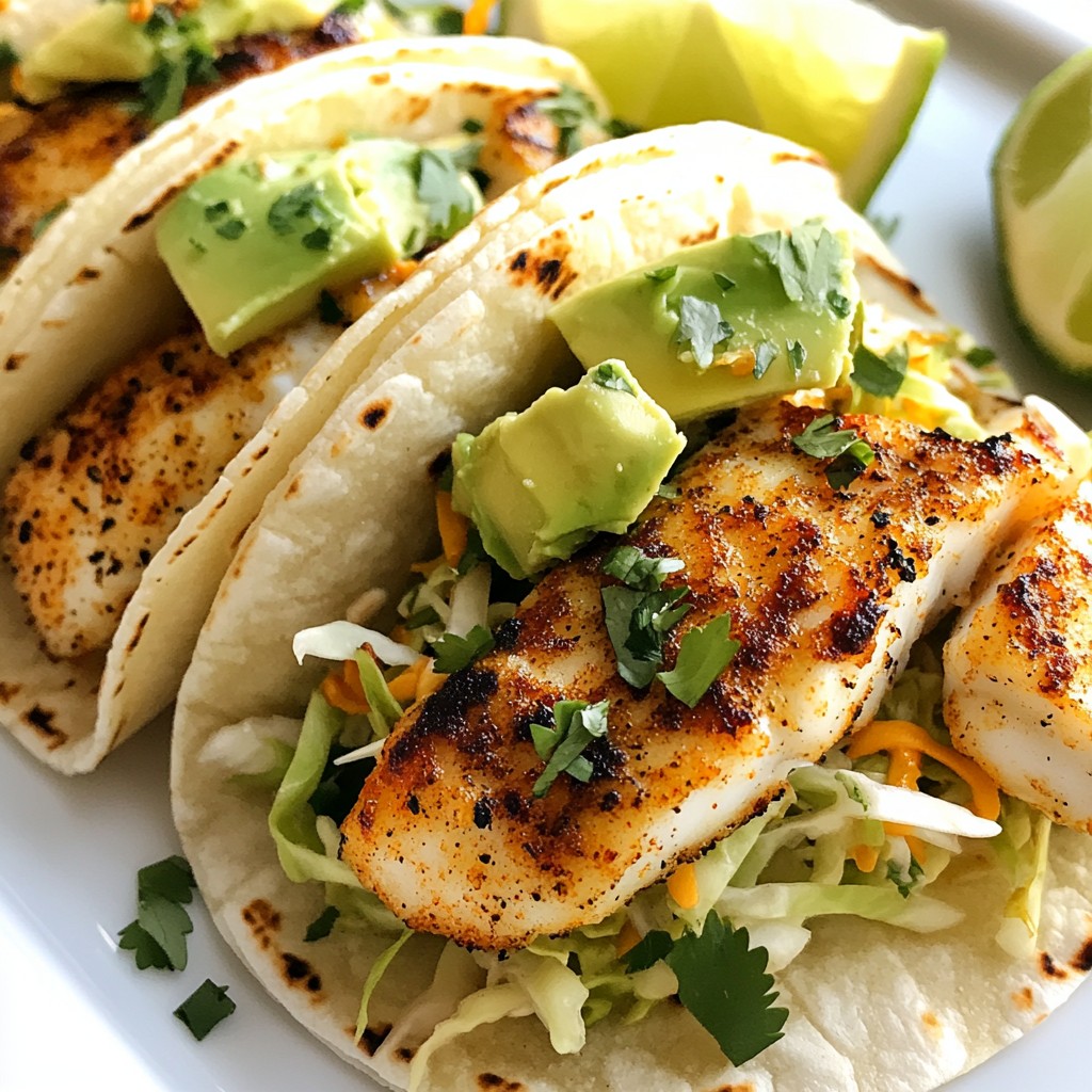 Cajun Blackened Fish Tacos Lecker und Einfache Zubereitung