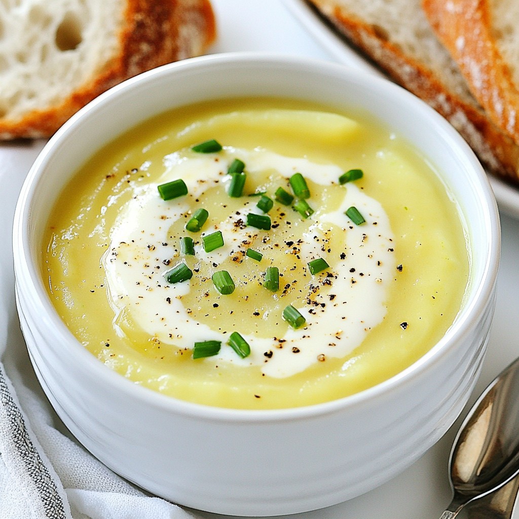 Cremige Instant Pot Kartoffel-Lauch-Suppe Genuss