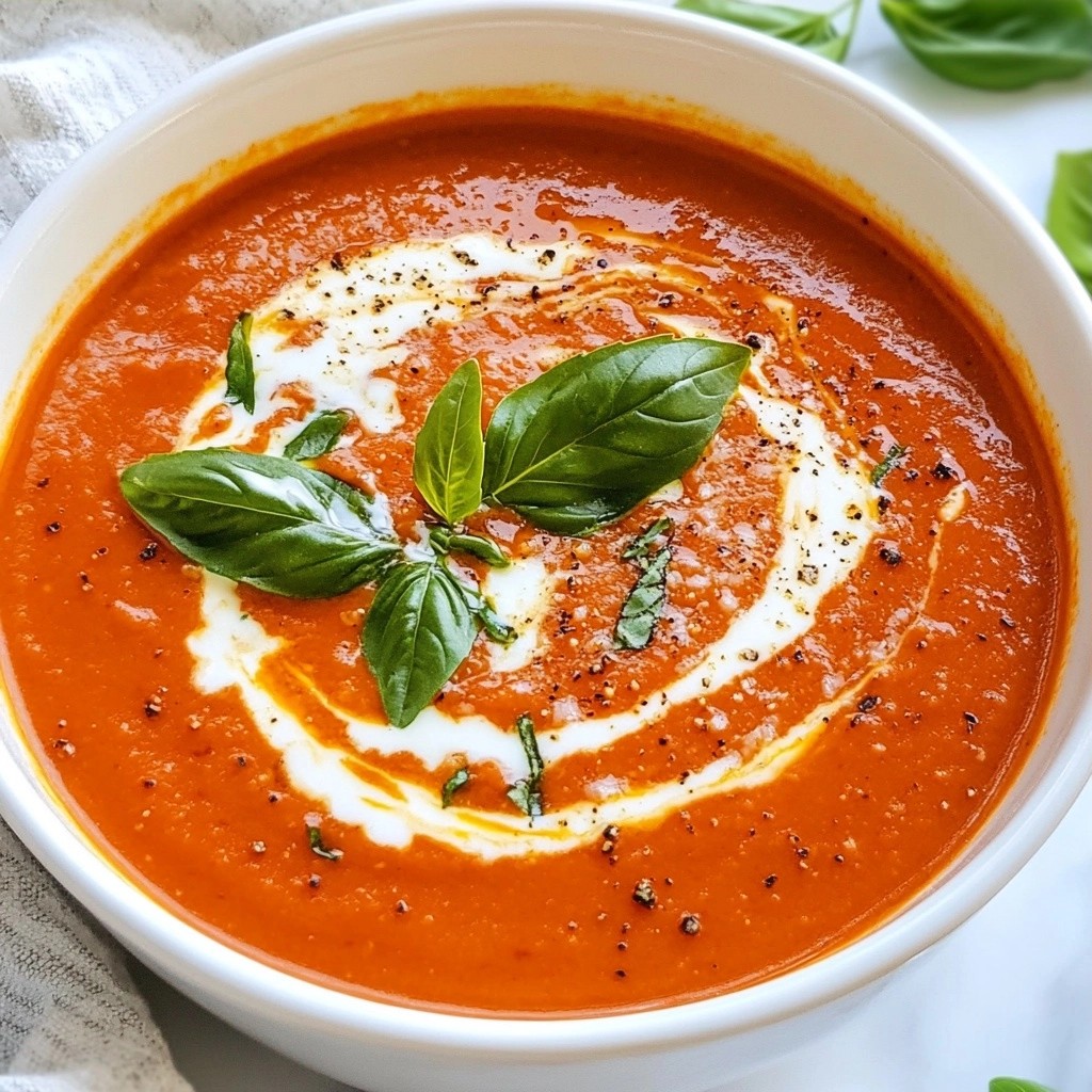 Comforting Instant Pot Creamy Tomato Basil Soup Genuss