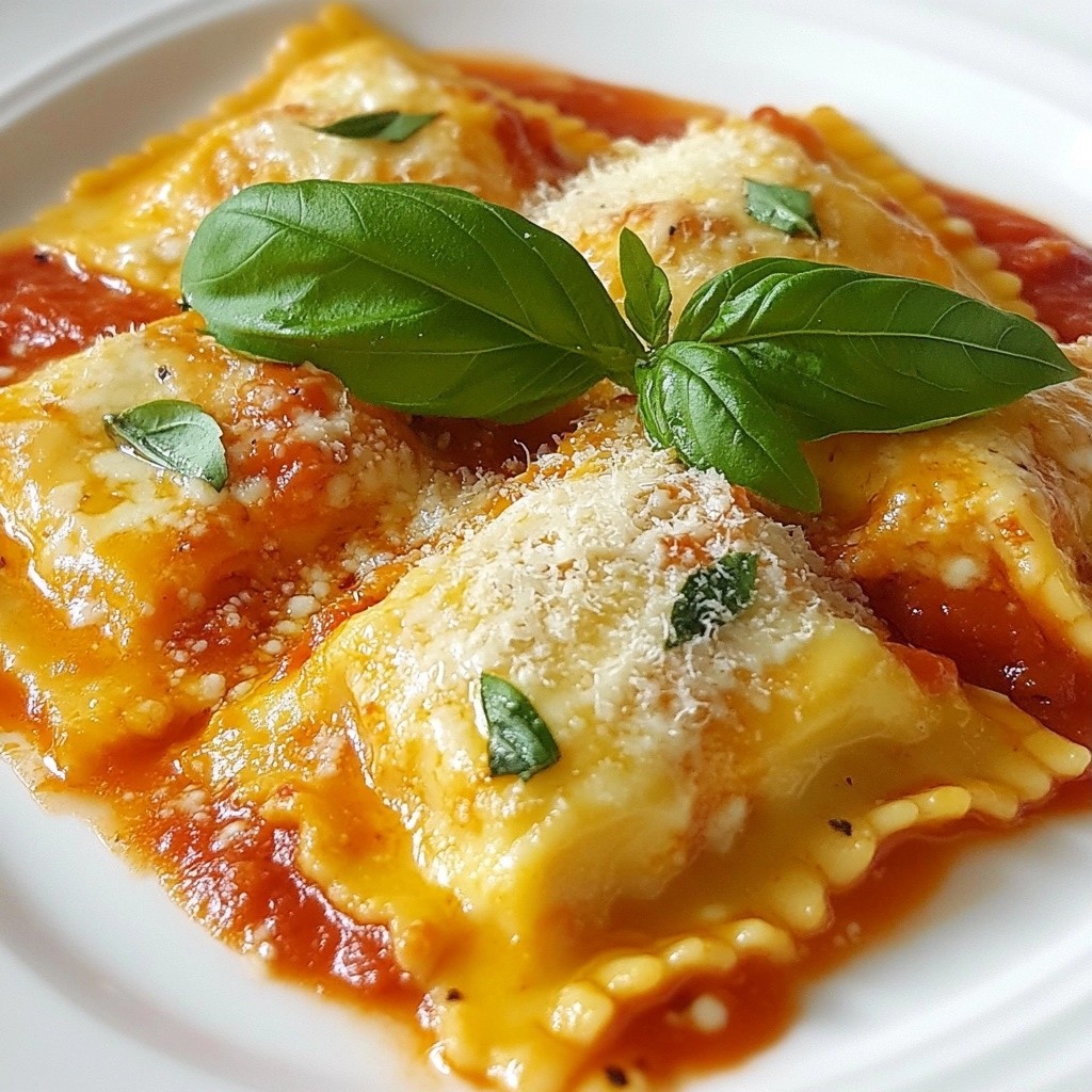 Cheesy Instant Pot Four Cheese Ravioli Rezept lecker
