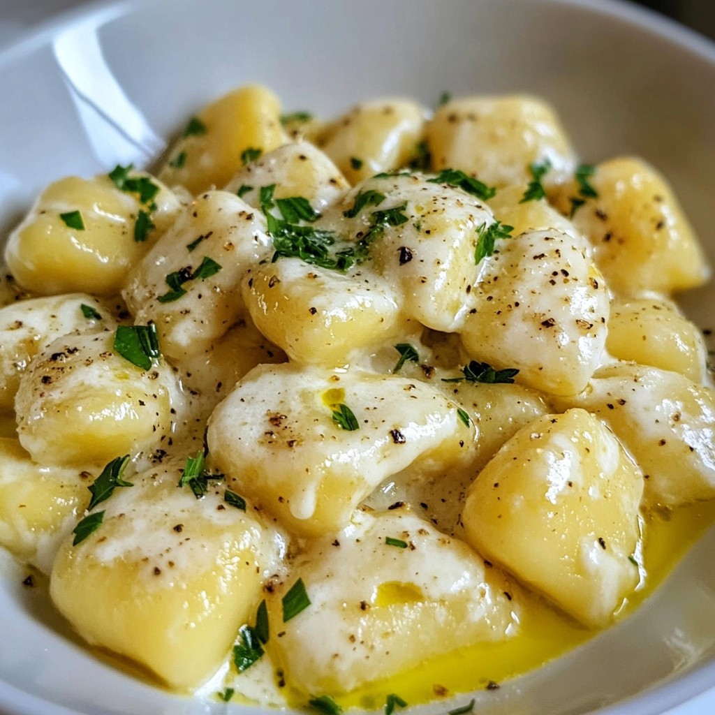 Cremige Knoblauch-Parmesan-Gnocchi Rezeptidee