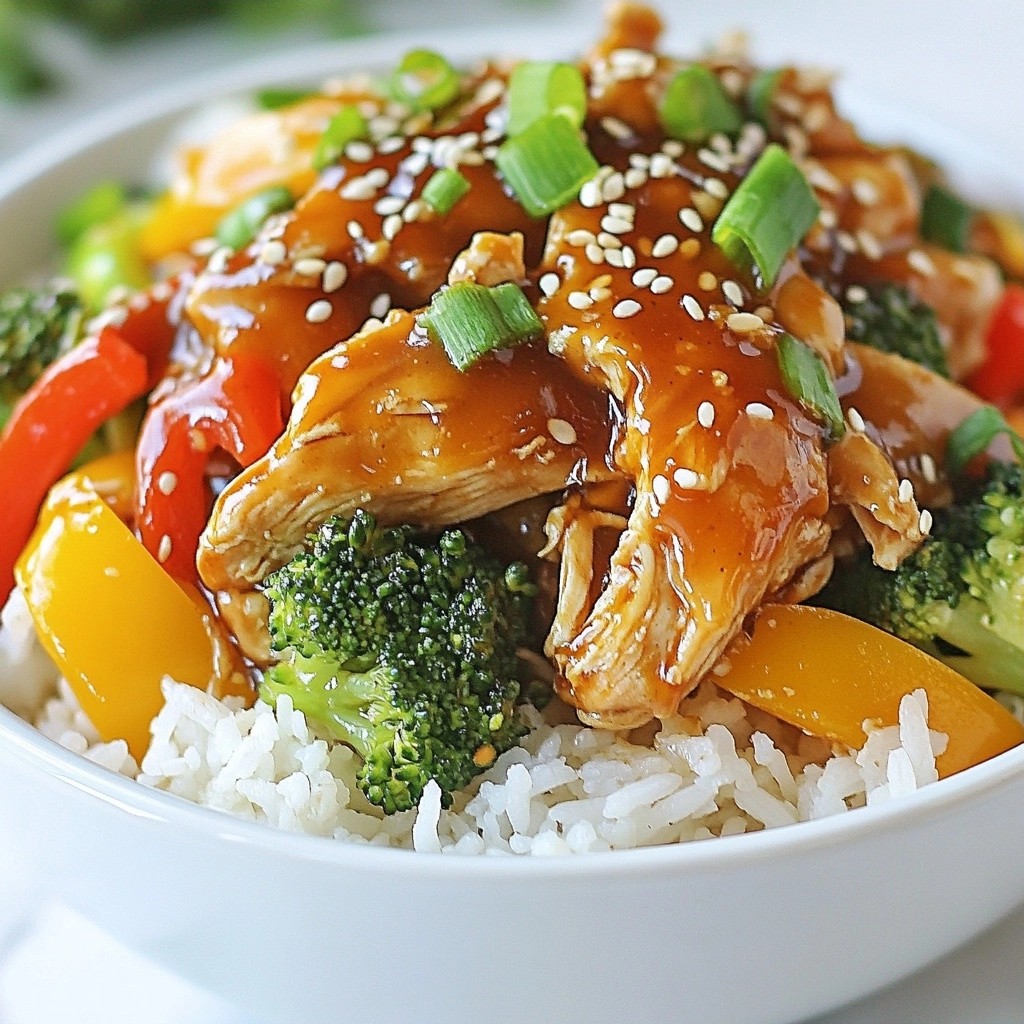 Einfache Dump and Go Instant Pot Chicken Teriyaki