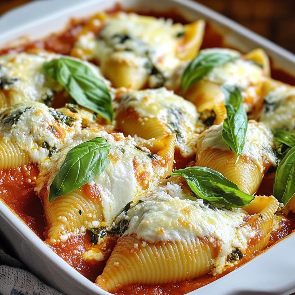 Cheesy Instant Pot Spinach and Ricotta Shells Genuss