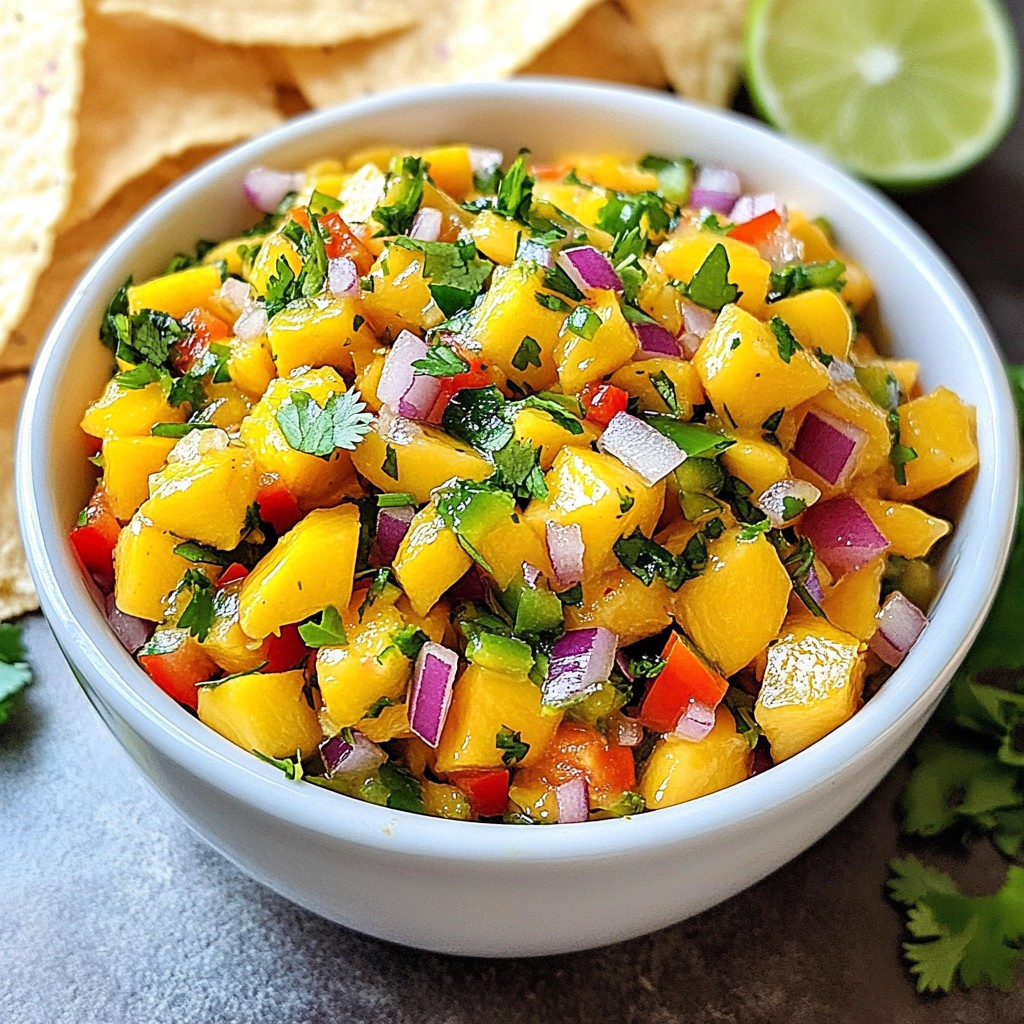 Spicy Mango Habanero Salsa Köstlicher Genuss für jeden Anlass
