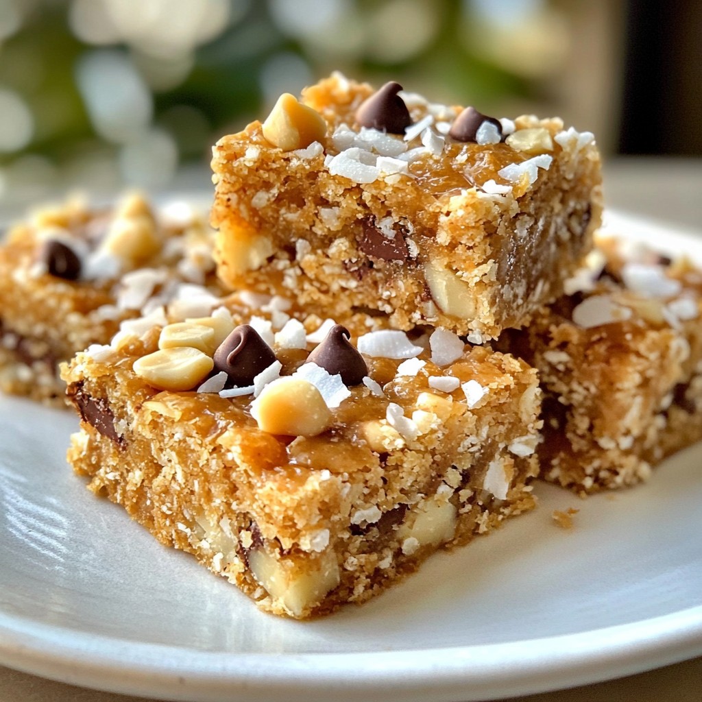 Kokos-Makadamia-Energie-Riegel voller Nährstoffe