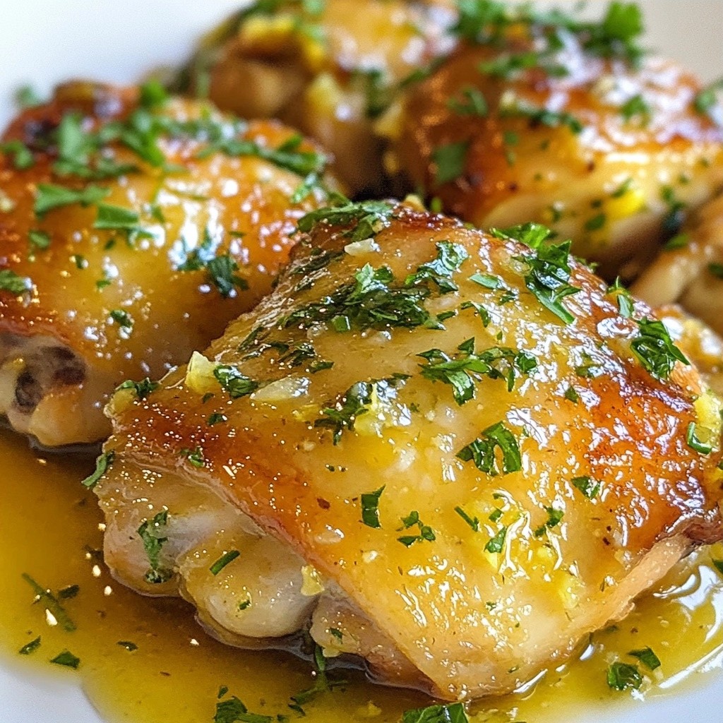Tangy Instant Pot Lemon Honey Chicken Thighs Rezept