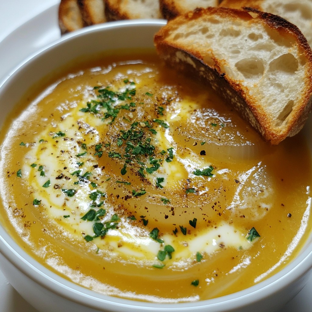 Creamy Instant Pot Caramelized Onion Soup Rezept