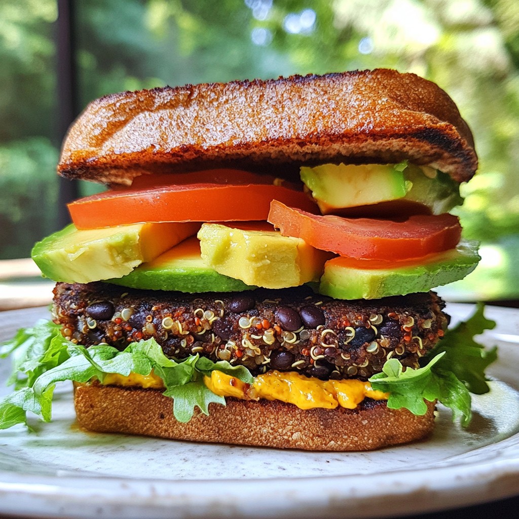 Spicy Vegan Black Bean Burgers Lecker und Einfach