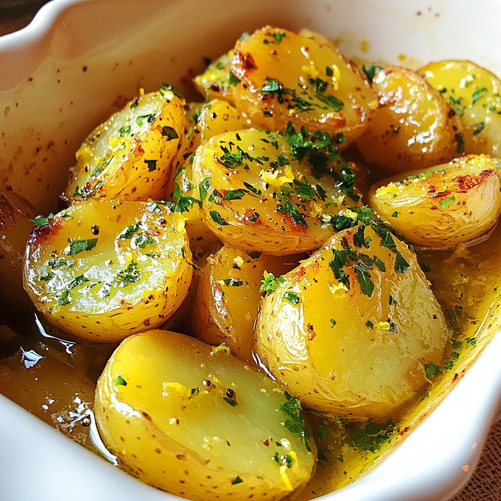 Griechische Zitronenkartoffeln köstlich und einfach