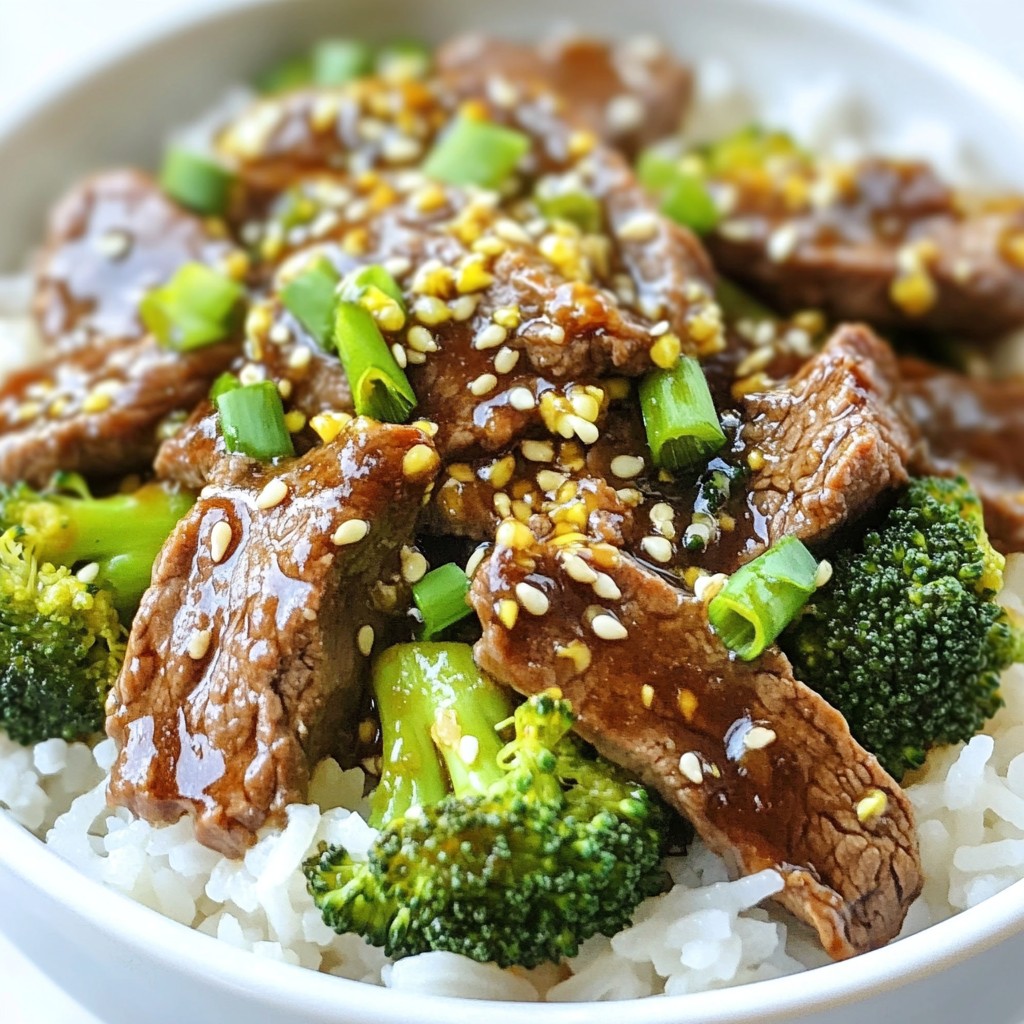Schnelle Instant Pot Beef and Broccoli Bowls Rezept