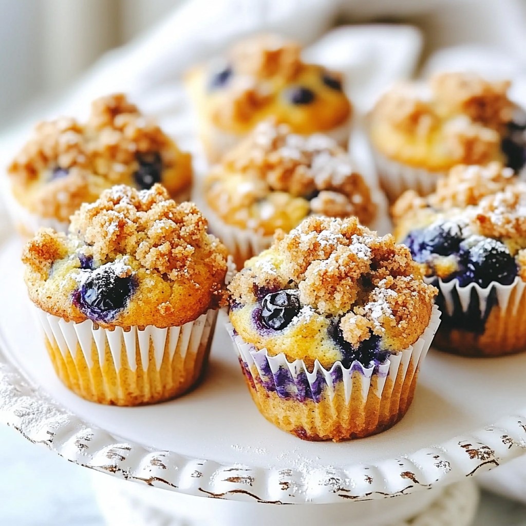 Blaubeer Streusel Muffins Einfaches Rezept für Genuss