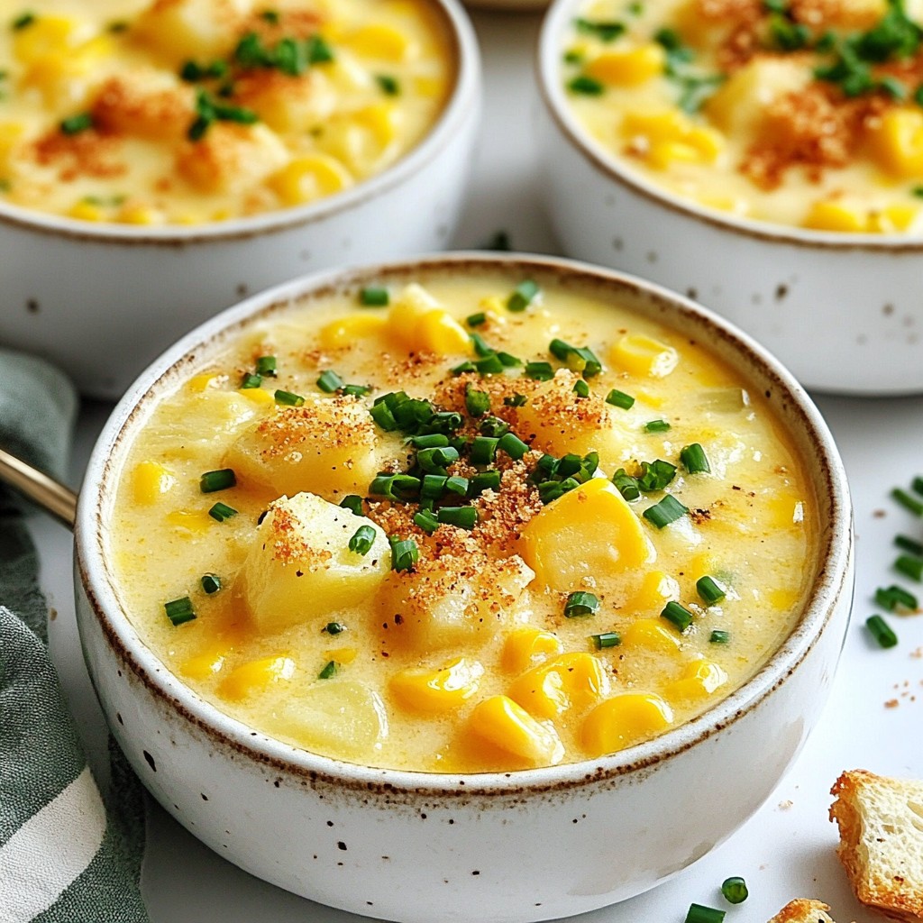 Flavorful Instant Pot Corn and Potato Chowder Rezept