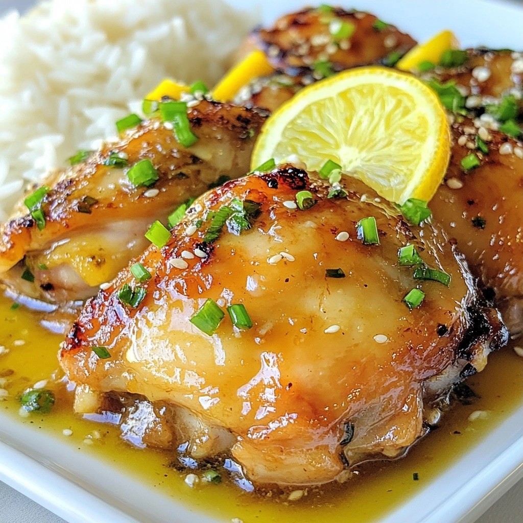 Tangy Instant Pot Lemon Ginger Chicken Rezept schnell