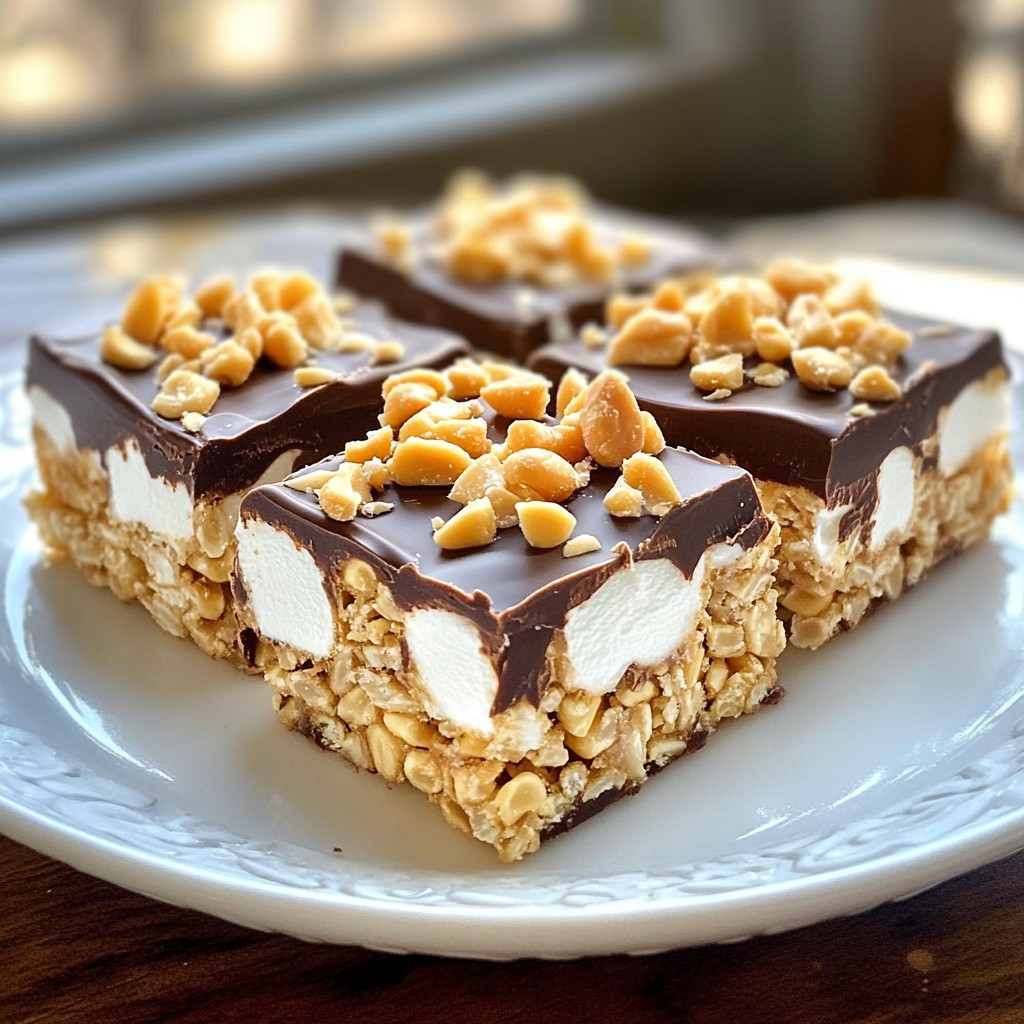 Schmackhafte Chocolate Peanut Butter Rice Krispie Treats