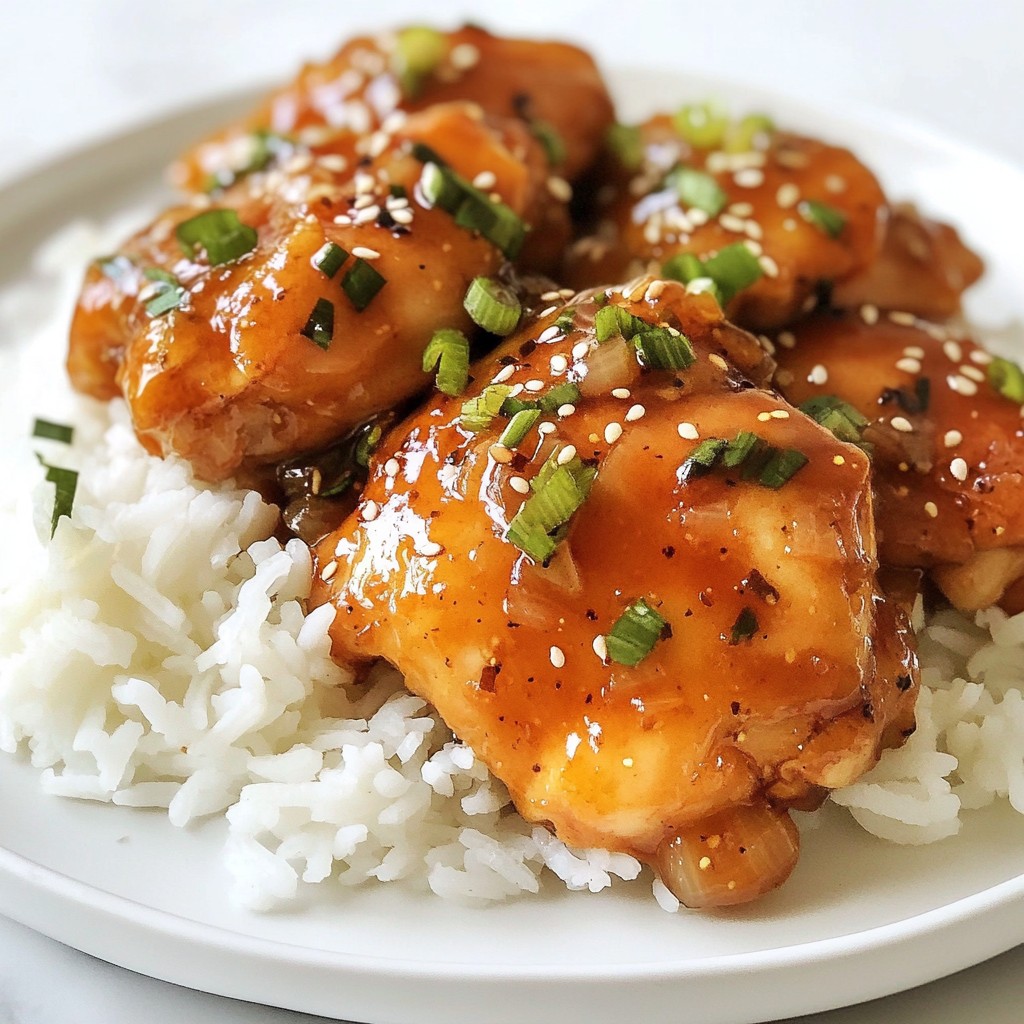 Zartes Instant Pot Honig Soja Hühnchen Rezept