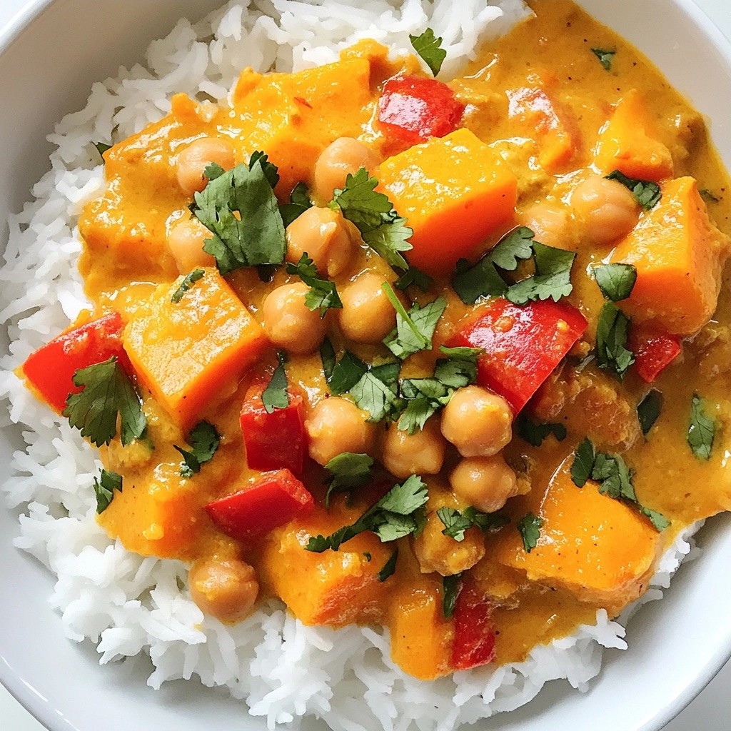 Comforting Instant Pot Sweet Potato Coconut Curry Rezept