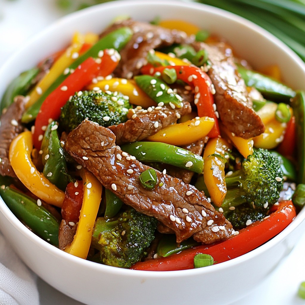Savory Instant Pot Beef and Vegetable Stir-Fry Rezept