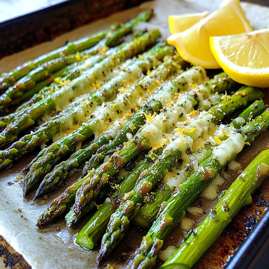 Parmesan Herb Roasted Asparagus Köstlich und Schnell