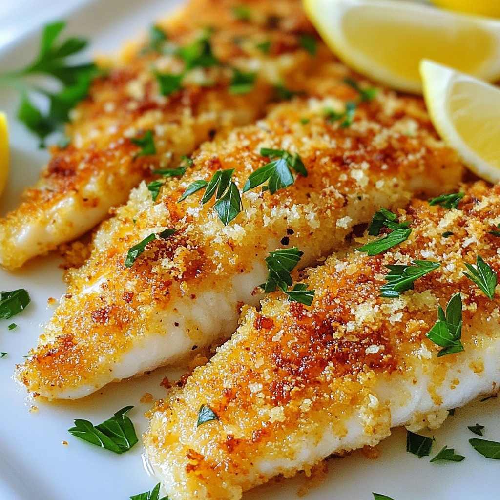 Baked Parmesan Crusted Tilapia Einfach und Köstlich