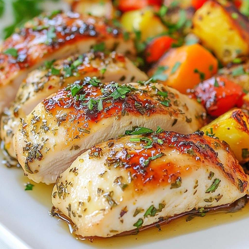 Savory Instant Pot Herb Marinated Chicken Breasts Rezept