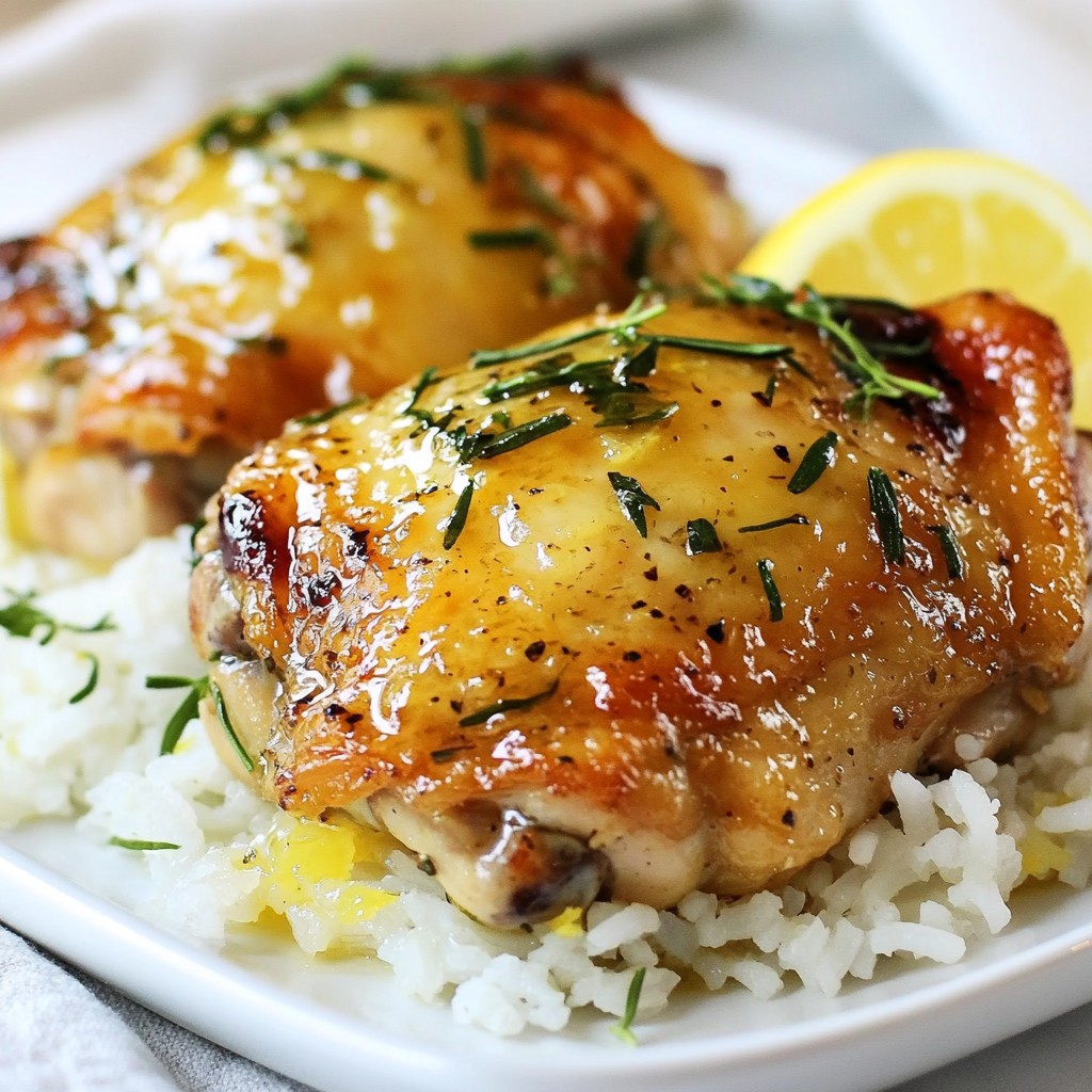 Savory Instant Pot Lemon Tarragon Chicken Thighs Rezept