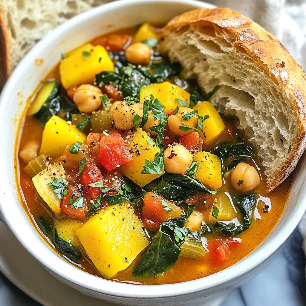 Herzhaftes Instant Pot Mediterranes Kichererbsen-Eintopf
