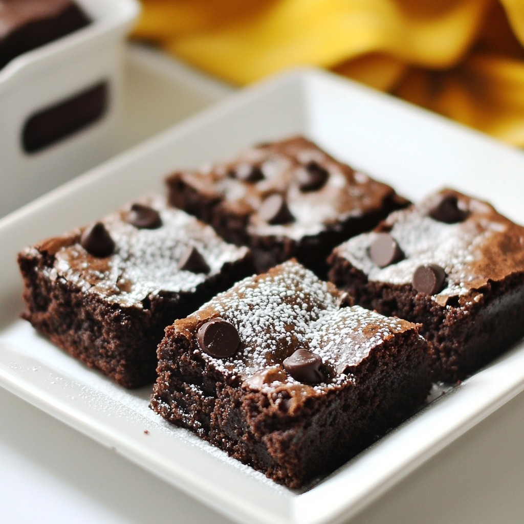 Doppelte Schokoladen-Zucchini-Brownies Genussvoll Backen