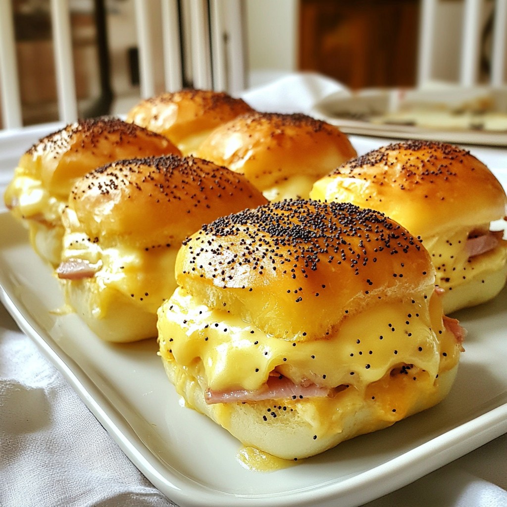 Ham and Swiss Sliders Lecker und Einfach Zubereiten