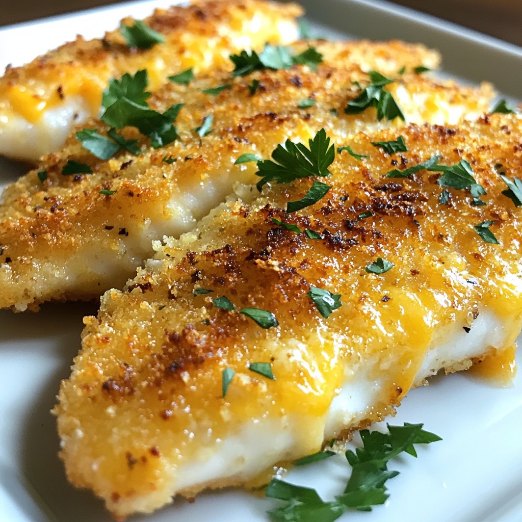 Baked Parmesan Crusted Tilapia Einfach und Lecker