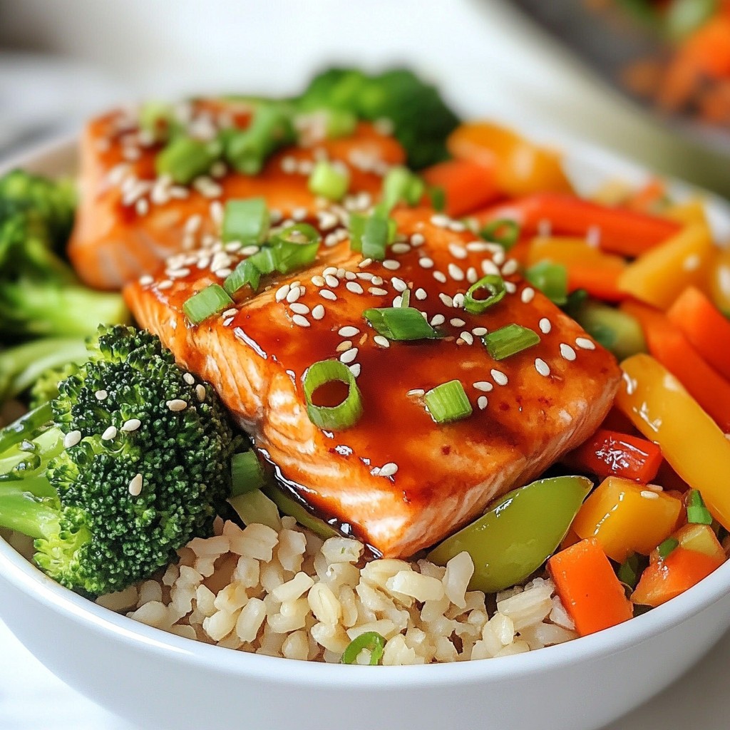 Teriyaki Salmon Bowls Einfach und Lecker Zubereiten