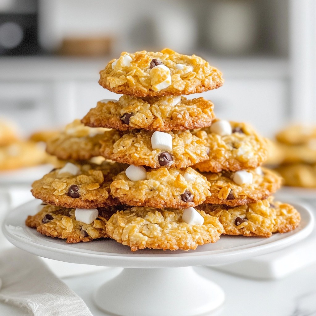 Cornflake Marshmallow Cookies Einfaches Rezept genießen