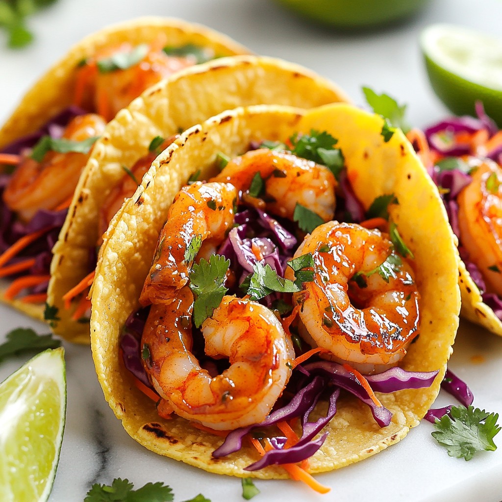 Süße Chili Garnelen Tacos Köstliches Rezept entdecken