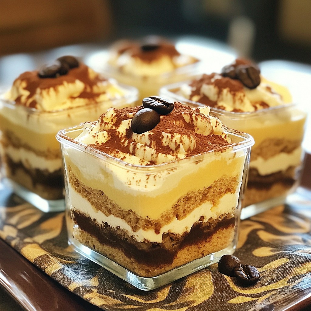 Classic Tiramisu Cups Genussvolle Dessertideen
