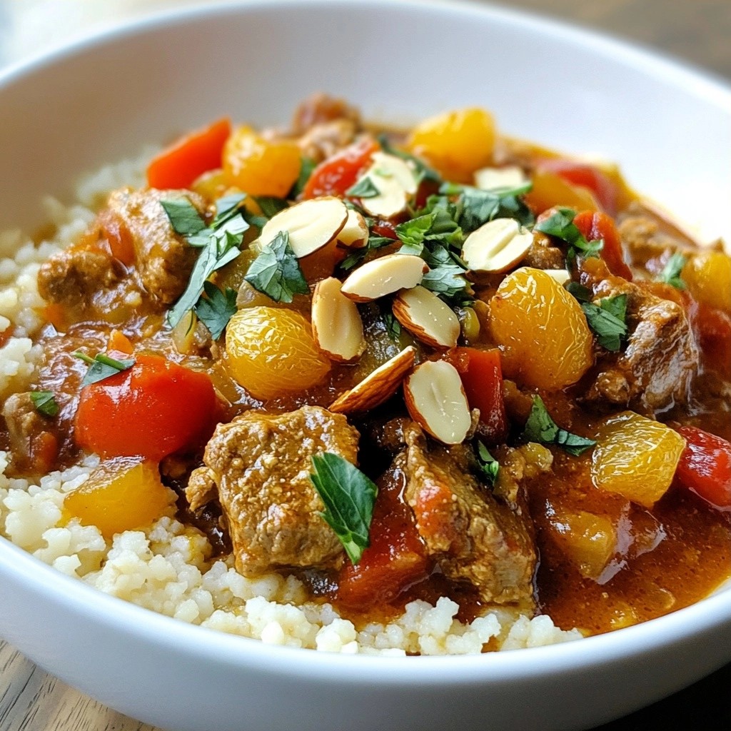 Zarte Instant Pot Moroccan Lamb Tagine Rezept