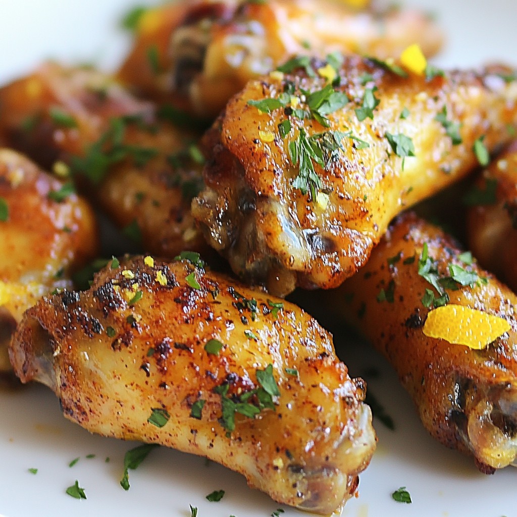 Zesty Instant Pot Herb Citrus Chicken Wings Rezept