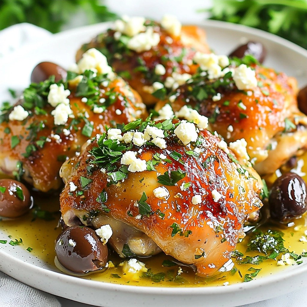 Tangy Instant Pot Greek Chicken Thighs Einfach Zubereiten