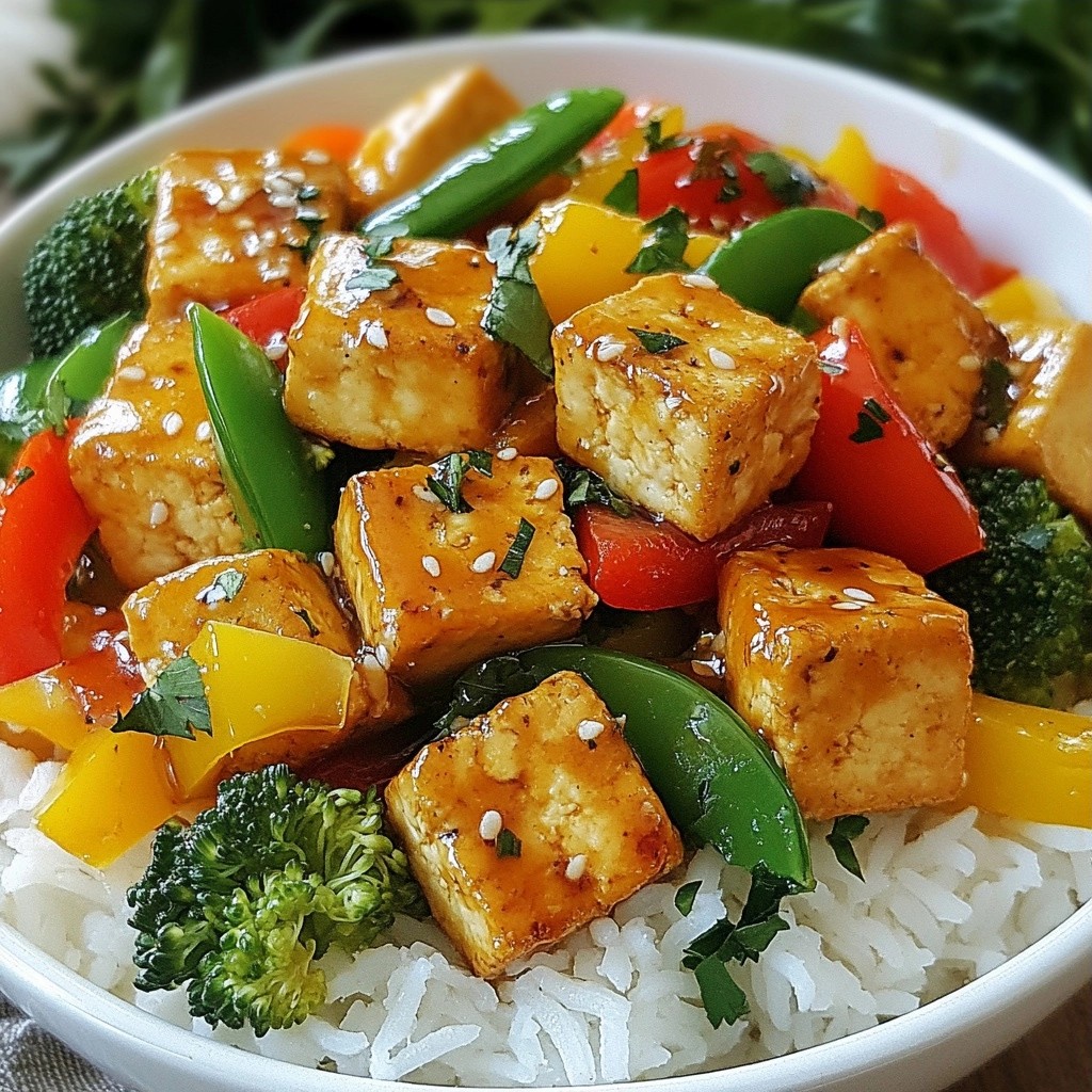 Tangy Instant Pot Lemon Herb Tofu Stir Fry Rezept