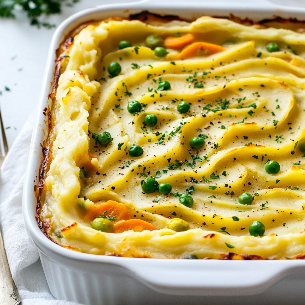 Veganer Linsen-Hirtenkuchen Einfach und Köstlich