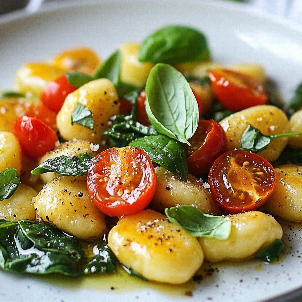 One Pan Garlic Parmesan Gnocchi Schnelles Rezept