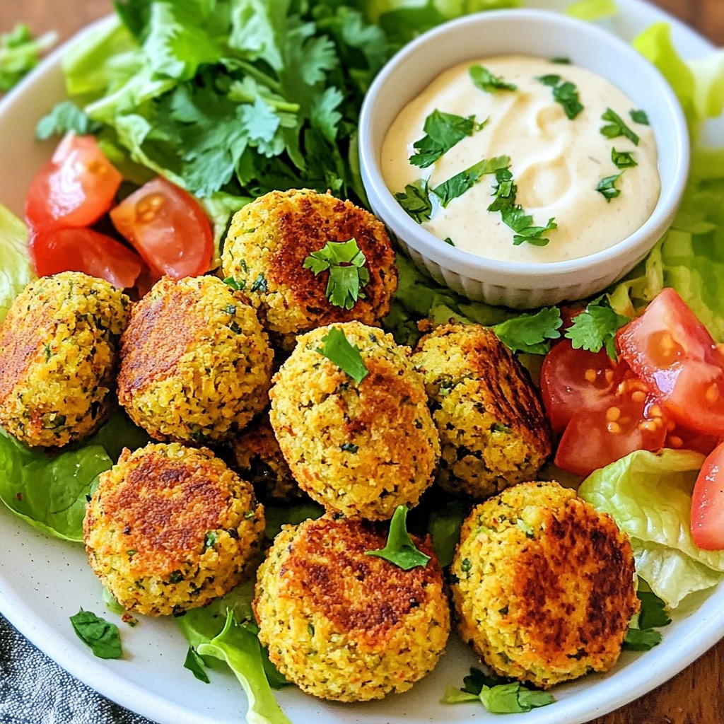Crispy Air Fryer Falafel Einfaches und schnelles Rezept