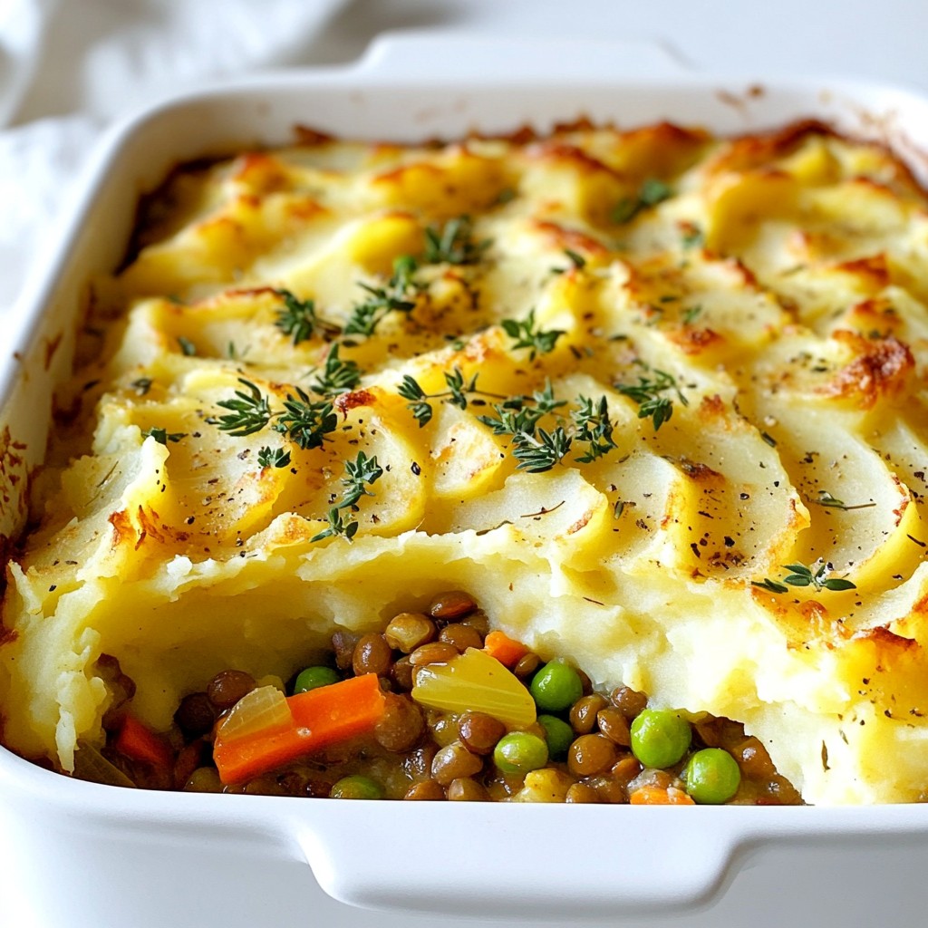 Veganer Linsen Shepherd's Pie Mit Herzhaftem Genuss