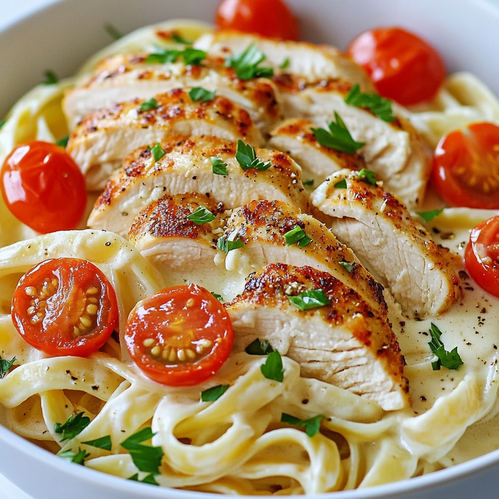 Cajun Chicken Alfredo für ein köstliches Dinner