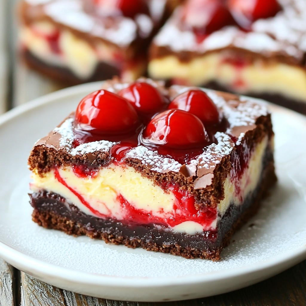 Cherry Cheesecake Brownies Genussvolle Nachtischrezepte